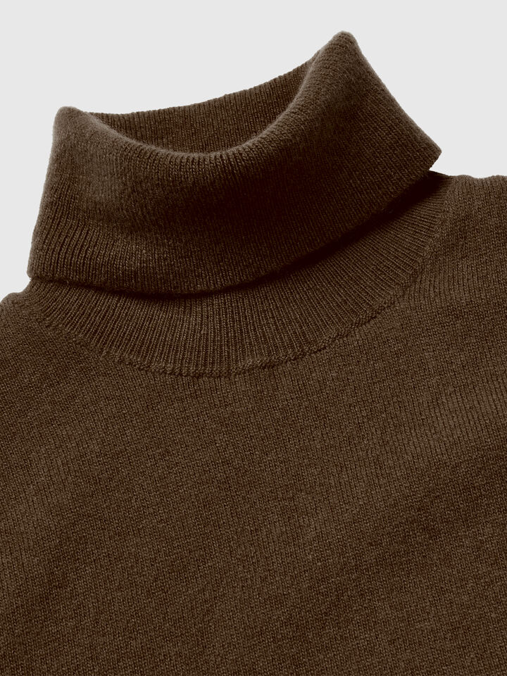 TURTLE NECK SWEATER Women image number 3